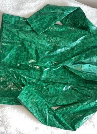 PLT Molly Mae Green Snakeskin Blazer, brand: PrettyLittleThing, condition: New without tags, size: S / 36 / 8, €40.00, €42.70 includes Buyer Protection