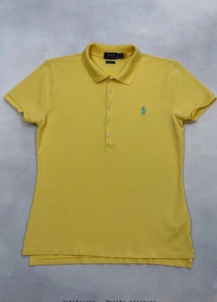 Polo shirt Polo Ralph Lauren Jaune logo Bleu en coton piqué Slim fit - M /65B, marque: Ralph Lauren, état: Bon état, taille: M / 38 / 10, 21,90 €, 23,70 € Protection acheteurs (Pro) incluse