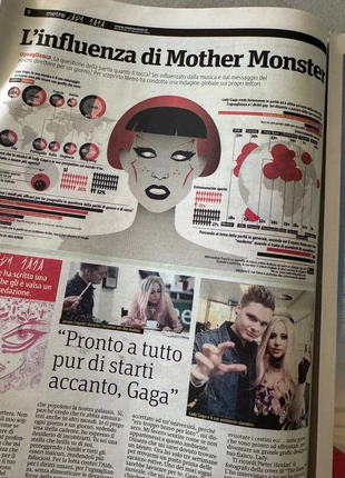 Lady Gaga - Metro - born this way special promo + The Fame parfume, brand: Lady Gaga, condizioni: Ottime, €9.00, €10.15 include la Protezione acquisti
