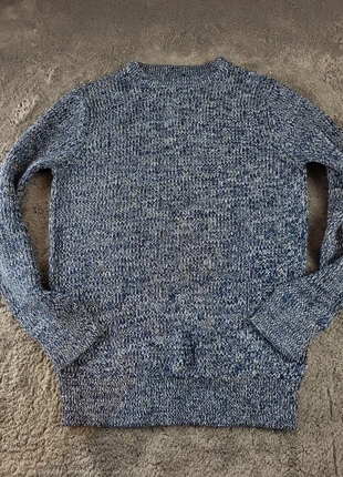 Pull ras du cou bleu chiné XS coton, zustand: Sehr gut, größe: XS, 15,00 €, 16,45 € beinhaltet Vinted-Käuferschutz Pro