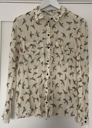 Fly High in Style – Bird Print Blouse, brand: EDC Brand, condition: Very good, size: M / 38 / 10, €5.00, €5.95 includes Buyer Protection