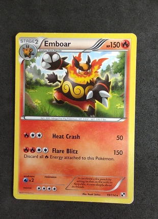Pokémon TCG Emboar 19/114 Black & White Base Set Rare Card Base Set Mint/NM, brand: Pokémon, condition: Very good, £2.00, £2.80 includes Buyer Protection Pro