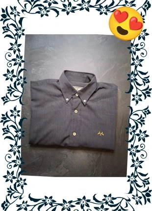 Chemise Burberry Noire Gris - Logo Brodé - Taille S (convient L), marke: Burberry, zustand: Sehr gut, größe: L, 16,58 €, 18,11 € inklusive Vinted-Käuferschutz