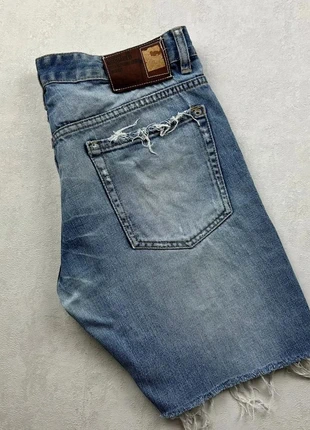 Bermuda Homme Dsquared2 Denim Bleu Destroy Effiloché – Taille W34 (FR 44), brand: Dsquared2, condizioni: Ottime, taglia: IT 44 | W34, €54.00, €57.40 include la Protezione acquisti Pro