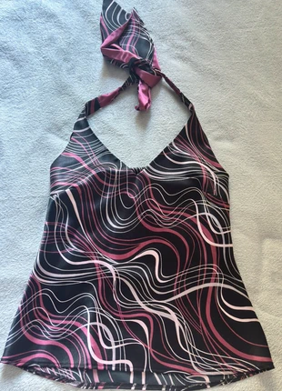 Y2K early 2000s George halterneck top, brand: y2k, condition: Very good, size: M / UK 12-14, £10.00, £11.20 includes Buyer Protection