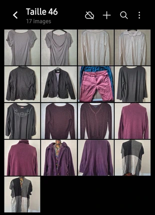 Lot vêtement taille 46, marca: Kiabi, estado: Muito bom, tamanho: XXXL / 46 / 18, €38.00, €40.60 inclui Proteção do Comprador