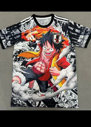 Maillot One Piece Luffy rouge blanc – homme S à XXL, marke: OnePiece, zustand: Neu, mit Etikett, größe: XL, 20,00 €, 21,70 € inklusive Vinted-Käuferschutz