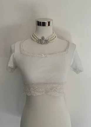 Top in pizzo Coquette Taglia M, marca: Vintage Dressing, estado: Bueno, tamaño: M / 38 / 10, 15,00 €, 16,45 € Protección al comprador incluida