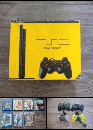 📦 PlayStation 2 Slim + 4 manettes + 7 jeux 🎮, brand: Sony, condition: Very good, €100.00, €105.70 includes Buyer Protection