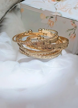 Lot de 7 jonc doré, brand: Boutique indépendante, condition: New without tags, €12.90, €14.25 includes Buyer Protection