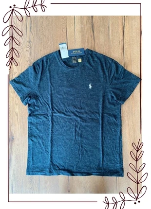 T-shirt noir chiné Ralph Lauren Taille M, merk: Ralph Lauren, staat: Nieuw met prijskaartje, maat: M, € 32,00, € 34,30 inclusief Kopersbescherming