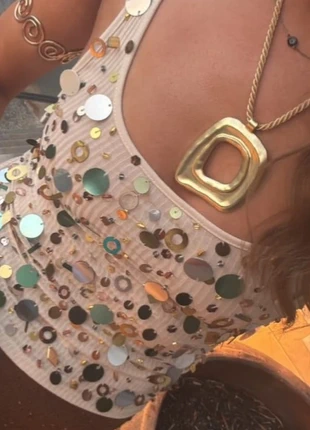 Cute Christmas outfits square necklace 🎄bohemian Scandinavian style, marque: Local, état: Très bon état, 18,00 €, 19,60 € Protection acheteurs incluse