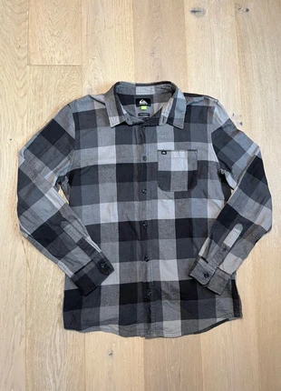 Chemise Quiksilver à carreau / taille XS / grise, marque: Quiksilver, état: Très bon état, taille: XS, 4,50 €, 5,43 € Protection acheteurs incluse