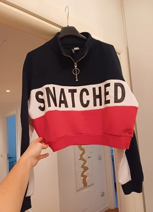 Felpa maglia pullover scritta Snatched sportiva cerniera zip a strisce M Nuovo H&M, marque: H&M, état: Neuf sans étiquette, taille: M / 38 / 10, 6,50 €, 7,53 € Protection acheteurs incluse