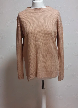 Boohoo Beige Textured Knit Jumper – Size M, brand: Boohoo, condition: Very good, size: M / 10, £9.00, £10.15 includes Buyer Protection