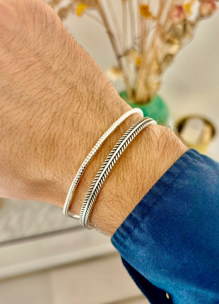 🎁Bracelet jonc en argent sterling 925 🥈, marke: Argent, zustand: Sehr gut, 22,00 €, 23,80 € inklusive Vinted-Käuferschutz