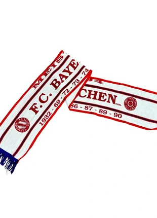 Écharpe Bayern de Munich Vintage 1994 Blanc/Bleu/Rouge, brand: FC Bayern München, condition: Very good, €15.00, €16.45 includes Buyer Protection Pro