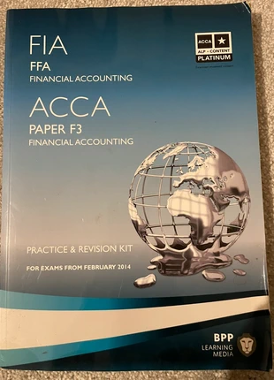 ACCA paper F3 financial accounting, condition: Very good, £7.50, £8.40 includes Buyer Protection