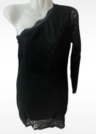 Vestido negro con una manga talla M, marque: Local, état: Très bon état, taille: M / 38 / 10, 3,00 €, 3,85 € Protection acheteurs incluse