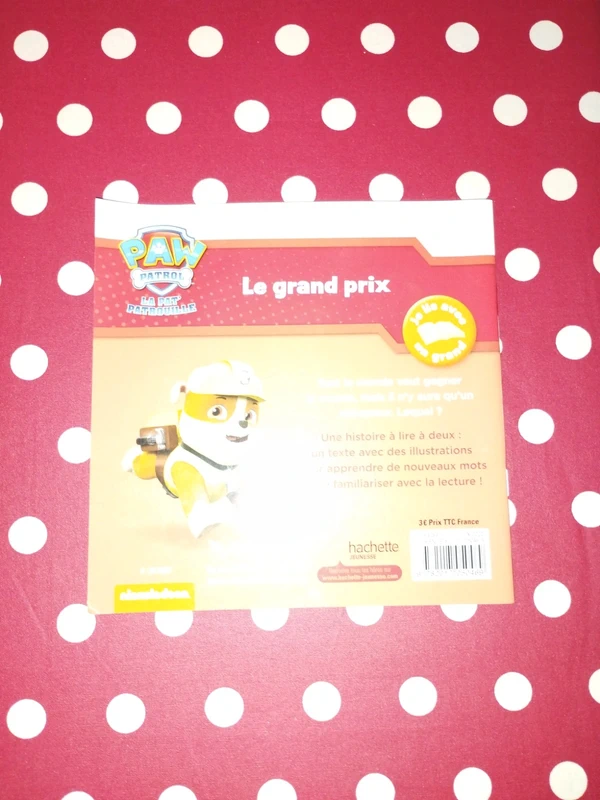 Livre à lire Le grand prix Pat patrouille - photo numéro 2