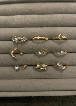 Lot de 9 bagues, zustand: Sehr gut, größe: 53.1 mm / 16.9 mm Ø, 3,90 €, 4,80 € beinhaltet Vinted-Käuferschutz Pro