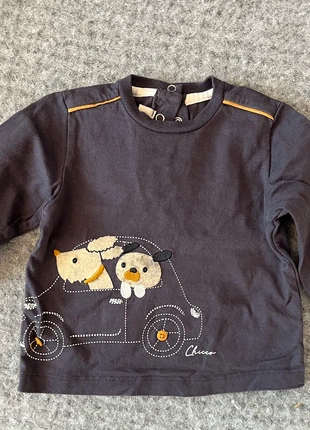 T-shirt Chicco gris foncé garçon 1 an, brand: Chicco, condition: Very good, size: 9-12 months / 74 cm, €15.00, €16.45 includes Buyer Protection