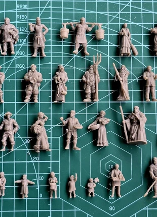 Lot de 24 fournitures 28 mm scale, état: Très bon état, 20,00 €, 21,70 € Protection acheteurs incluse