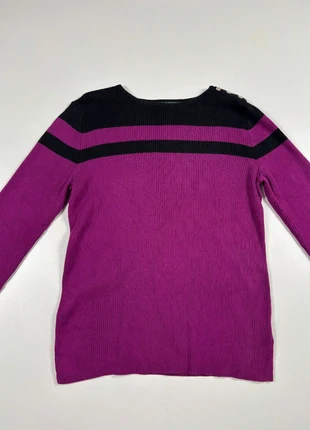 Pull violet à boutons épaule – Lauren Ralph Lauren – Taille XL, brand: Ralph Lauren, condizioni: Ottime, taglia: XL / IT 46 / EU 42, €16.00, €17.50 include la Protezione acquisti Pro