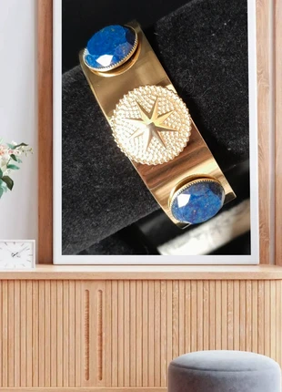 Bracelet jonc femme ikita doré et pierres bleues, brand: Ikita, condizioni: Nuovo senza cartellino, €4.00, €4.90 include la Protezione acquisti