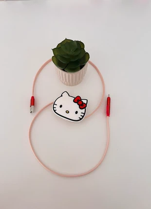 Câble de chargeur rapide pour iPhone Hello Kitty rose et rouge, brand: Hello Kitty, condition: New without tags, €10.00, €11.20 includes Buyer Protection