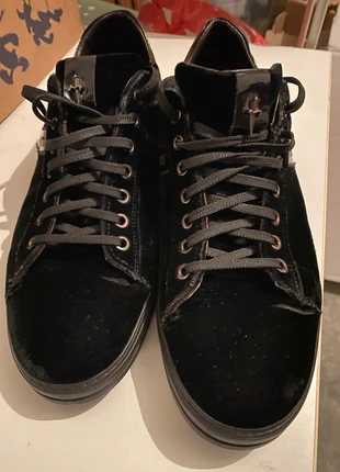 Sneaker velluto nero Cesare Paciotti, marca: Paciotti, estado: Muito bom, tamanho: 45, €29.00, €31.15 inclui Proteção do Comprador
