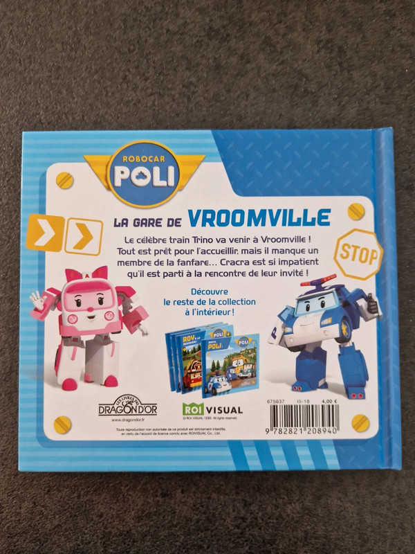 Livre Robocar Poli - La gare de Vroomville - photo numéro 2