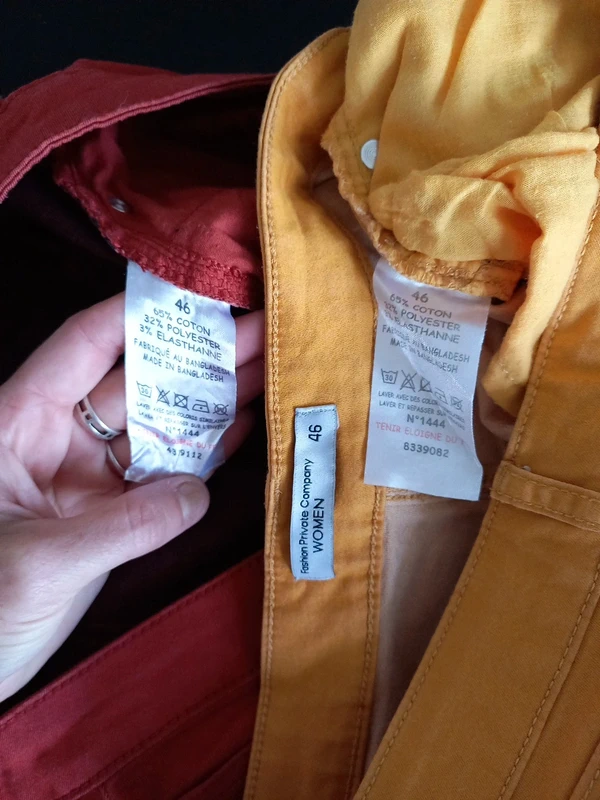Lot de 2 pantalons femme T46 - photo numéro 5