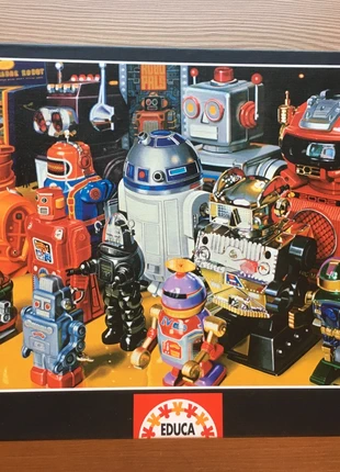 Puzzle Educa 1000 Robots, marca: Educa, estado: Muito bom, €5.00, €5.95 inclui Proteção do Comprador