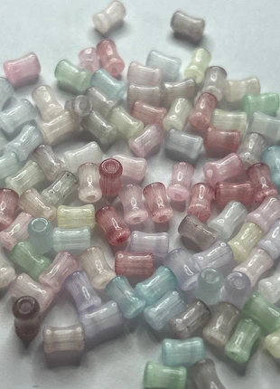 A715, lot de 95 perles mini bambous oeil de chat, staat: Nieuw zonder prijskaartje, € 2,60, € 3,43 inclusief Kopersbescherming Pro