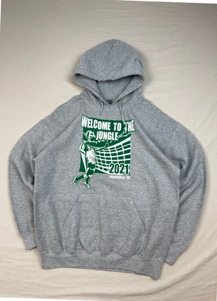 Sweat à capuche gris Welcome to the Jungle, volley Adairsville HS 2021, homme taille M (2256), marke: US, zustand: Sehr gut, größe: M, 9,00 €, 10,15 € inklusive Vinted-Käuferschutz