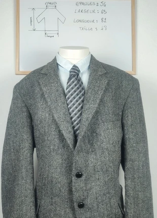 Blazer/veste costume Harris tweed made in USA taille 48, marke: Harris Tweed, zustand: Sehr gut, größe: 48, 85,00 €, 89,95 € inklusive Vinted-Käuferschutz