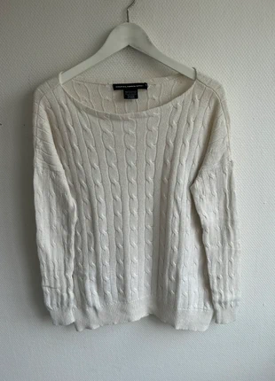 Pull Torsadé Ralph Lauren Blanc 📏 M, merk: Ralph Lauren, staat: Heel goed, maat: M / 38 / 10, € 25,00, € 26,95 inclusief Kopersbescherming Pro