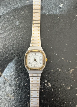 Orologio vintage Curtis Swiss Made – quarzo, acciaio bicolore, marque: Hawes & Curtis, état: Très bon état, taille: Jusqu'à 30 mm, 24,90 €, 26,85 € Protection acheteurs incluse