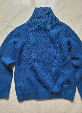 Pull bleu épais Pepe Jeans pour garçon, brand: Pepe Jeans, condition: Very good, size: 12 years / 152 cm, €5.00, €5.95 includes Buyer Protection