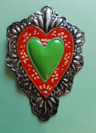 Coeur métal r/v, brand: sans marque, condition: Like new, €17.00, €18.55 includes Buyer Protection