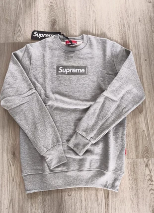 Suprême - Sweat Pull Gris Homme - Taille S Small - Logo Brodé, merk: Supreme Grip, staat: Heel goed, maat: S, € 49,00, € 52,15 inclusief Kopersbescherming