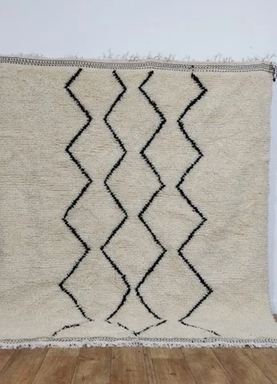 Tapis Beni Ouarain En Laine Fait Main - Beni Ouarain Wool Rug Handcrafted, marca: Fait Main, estado: Novo sem etiquetas, €249.00, €262.15 inclui Proteção do Comprador