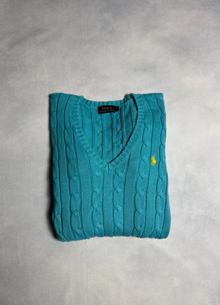 Pull Torsadé Ralph Lauren bleu S, marque: Ralph Lauren, état: Très bon état, taille: S / 36 / 8, 35,00 €, 37,45 € Protection acheteurs incluse