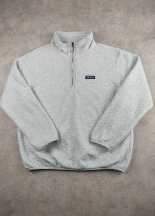 Veste polaire douce Patagonia oversize quart-zip - L - blanc, marque: Patagonia, état: Très bon état, taille: L, 60,00 €, 63,70 € Protection acheteurs incluse