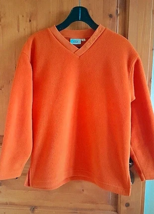 Sweat polaire orange, marke: Kiabi, zustand: Sehr gut, größe: 10 Jahre / 140, 4,00 €, 4,90 € inklusive Vinted-Käuferschutz