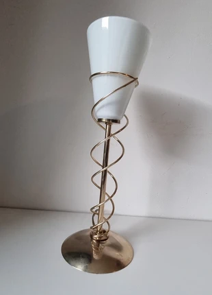 Vintage messing tafellamp met spiraaldesign, marque: Vintage Chic, état: Bon état, 12,50 €, 13,83 € Protection acheteurs (Pro) incluse