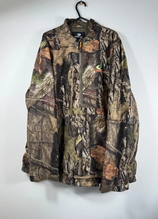Mens mossy oak outdoor camouflage half zip jumper size large, brand: MOSSY OAK, condition: Very good, size: L, £40.00, £42.70 includes Buyer Protection