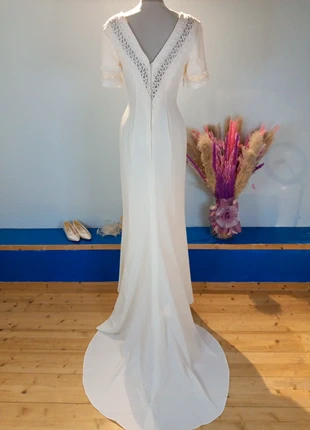 Robe mariée mariage vintage traine dentelle T38/40, marca: mariée vintage, estado: Muy bueno, tamaño: M / 38 / 10, 120,00 €, 126,70 € Protección al comprador incluida