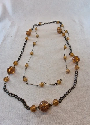 True vintage Kette lange Halskett Retro boho Grunge fairy dessert Alternative Schmuck 70er 70s, merk: true vintage, staat: Goed, € 13,00, € 14,35 inclusief Kopersbescherming